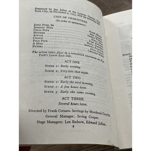 A Hatful of Rain, by Michael V. Gazzo ~ Acting Edition ~ Script Play ~ 1984 - Picture 4 of 6